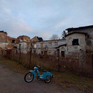 Jawa 50 typ 555 z roku 1959 - První jízda v roce 2025 13 Jawa 50 typ 555 z roku 1959 - První jízda v roce 2025 13