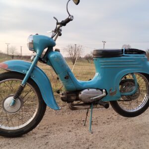 Jawa 50 typ 555 z roku 1959 - První jízda v roce 2025 4 Jawa 50 typ 555 z roku 1959 - První jízda v roce 2025 4