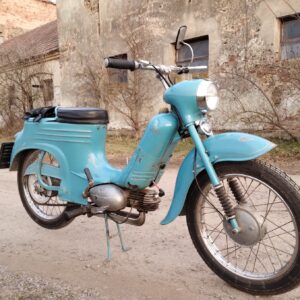 Jawa 50 typ 555 z roku 1959 - První jízda v roce 2025 5 Jawa 50 typ 555 z roku 1959 - První jízda v roce 2025 5