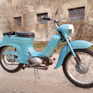 Jawa 50 typ 555 z roku 1959 - První jízda v roce 2025 6 Jawa 50 typ 555 z roku 1959 - První jízda v roce 2025 6