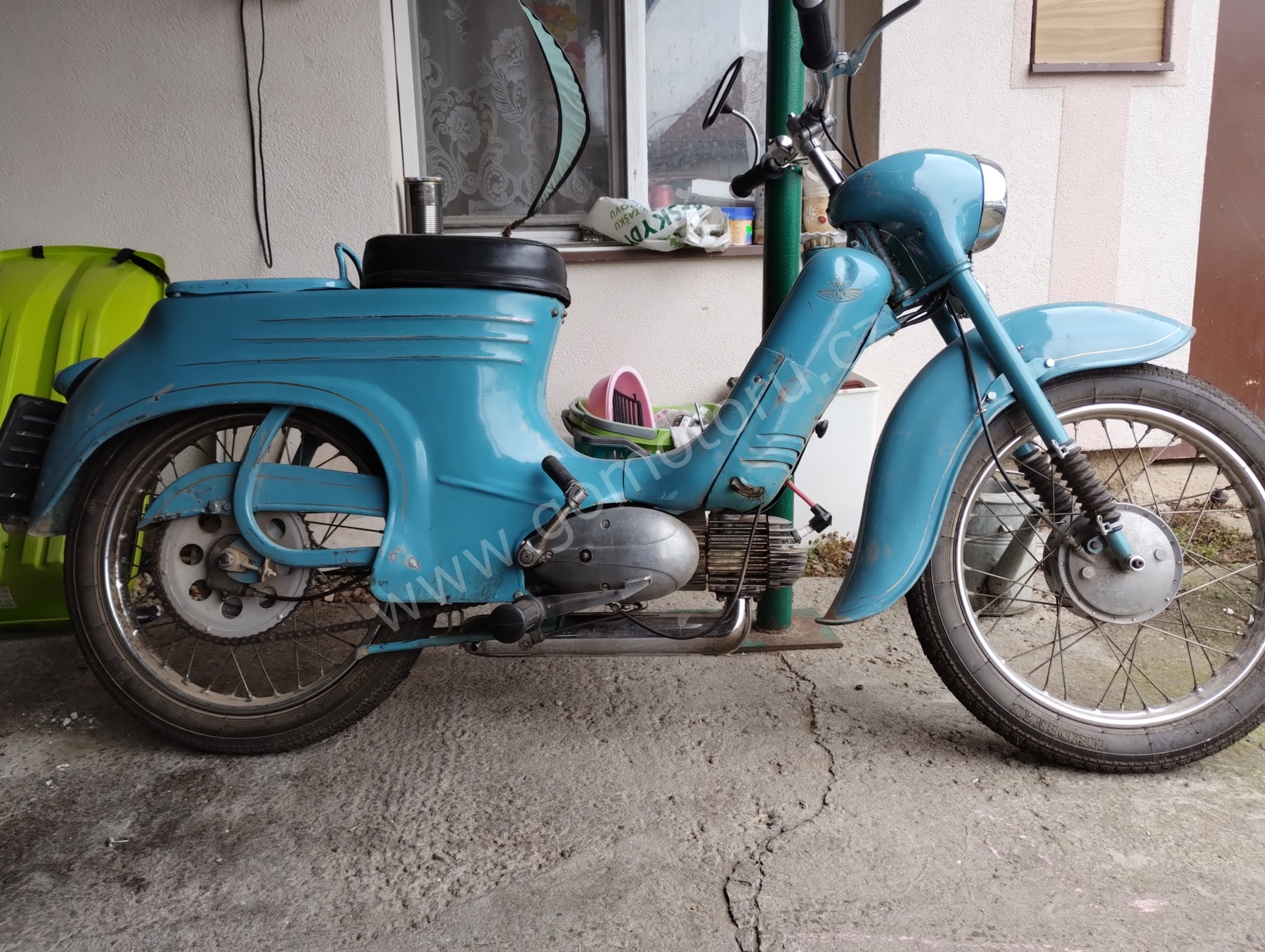 Jawa 50 typ 555 z roku 1959 - První start v roce 2025 1 Jawa 50 typ 555 z roku 1959 - První start v roce 2025 1
