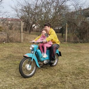 Jawa 50 typ 555 z roku 1959 - Druhá jízda 2025 4 Jawa 50 typ 555 z roku 1959 - Druhá jízda 2025 4