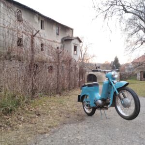 Jawa 50 typ 555 z roku 1959 – První jízda v roce 2025 [14]