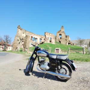 ČZ 125 typ 453 z roku 1961 – Vyjížďka na Dukovany 2