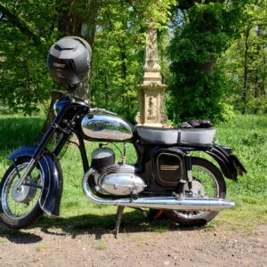 ČZ 125 typ 453 z roku 1961 - Dub u Daníže, Slup 62 ČZ 125 typ 453 z roku 1961 - Dub u Daníže, Slup 62