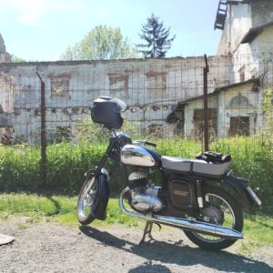 ČZ 125 typ 453 z roku 1961 - Dub u Daníže, Slup 63 ČZ 125 typ 453 z roku 1961 - Dub u Daníže, Slup 63