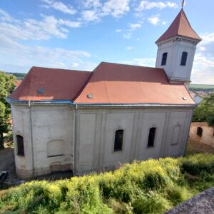 ČZ 125 typ 453 z roku 1961 – Mlýn, zámek a kostel Jaroslavice 7