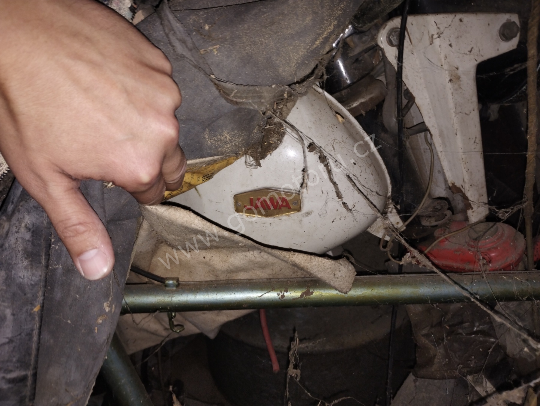 Jawa 90 typ 31 Roadster z roku 1969 - Restaurování 21 Jawa 90 typ 31 Roadster z roku 1969 - Restaurování 21