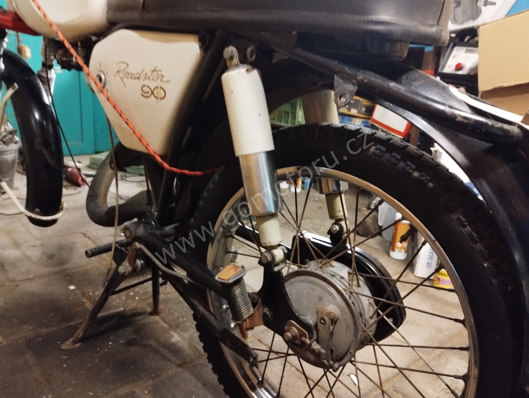 Jawa 90 typ 31 Roadster z roku 1969 – Čištění 2