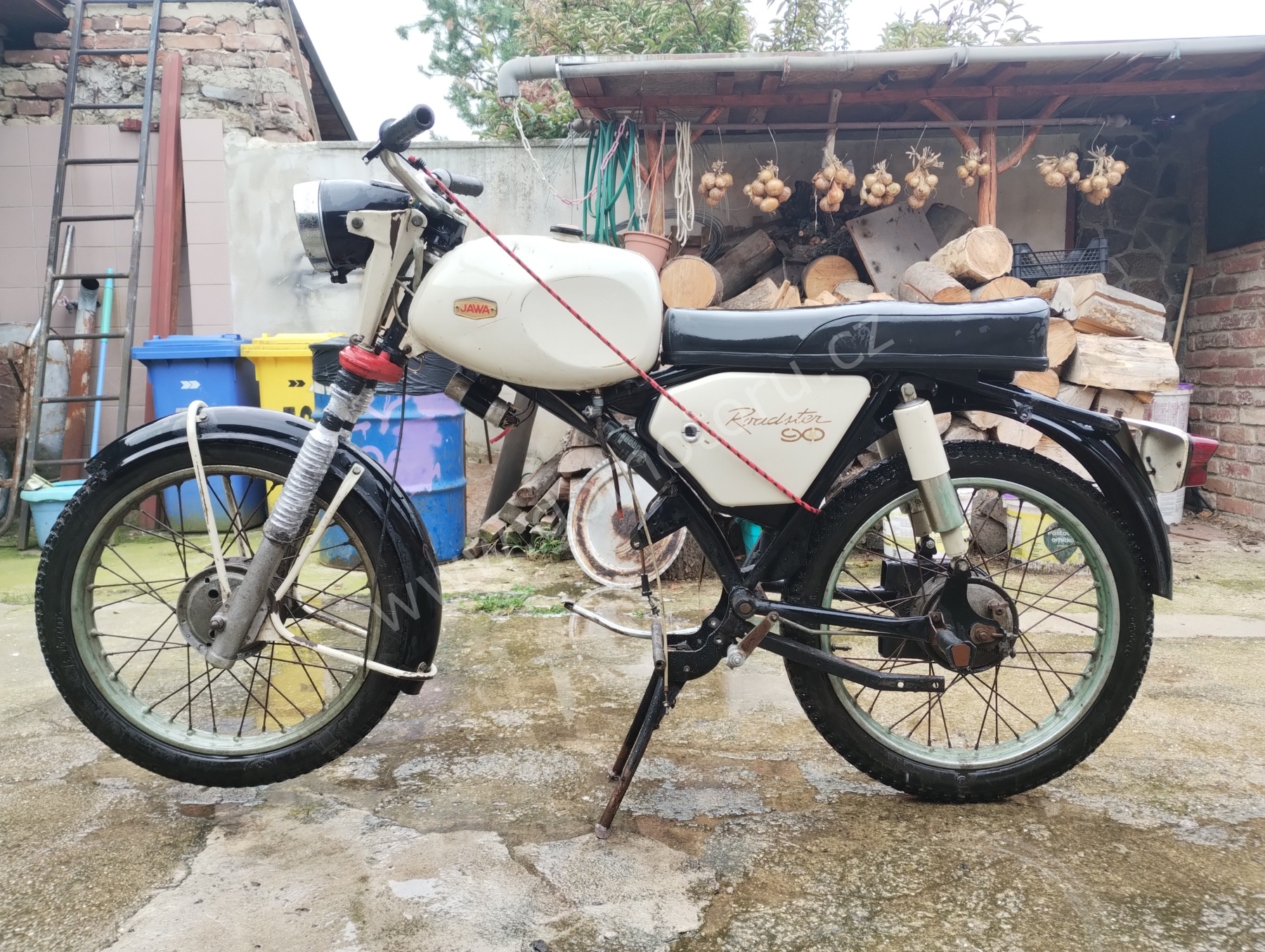 Jawa 90 typ 31 Roadster z roku 1969 – Čištění celku