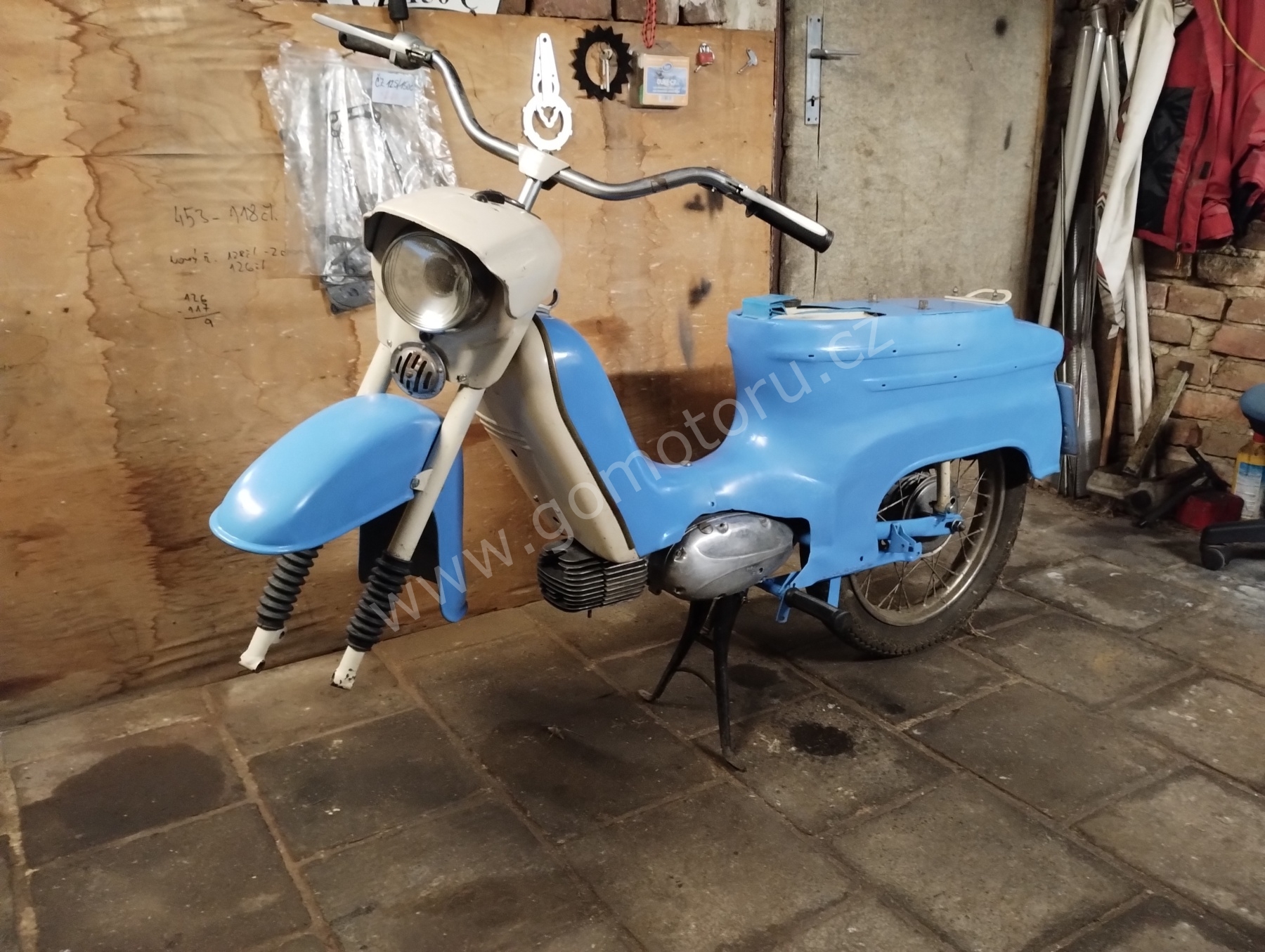 Jawa 50 typ 21 z roku 1972 - Příprava na evidenční kontrolu 1 Jawa 50 typ 21 z roku 1972 - Příprava na evidenční kontrolu 1