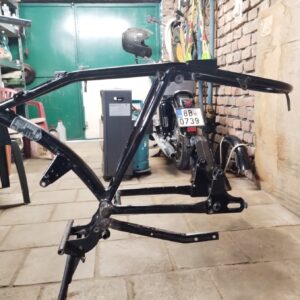 Jawa 90 typ 31 Roadster z roku 1969 - Rozebírání a čištění zadní části 15