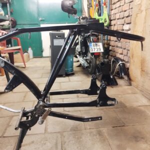 Jawa 90 typ 31 Roadster z roku 1969 - Rozebírání a čištění zadní části 3 Jawa 90 typ 31 Roadster z roku 1969 - Rozebírání a čištění zadní části 3