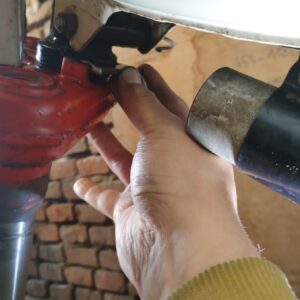 Jawa 90 typ 31 Roadster z roku 1969 - Doraz řízení 18 Jawa 90 typ 31 Roadster z roku 1969 - Doraz řízení 18