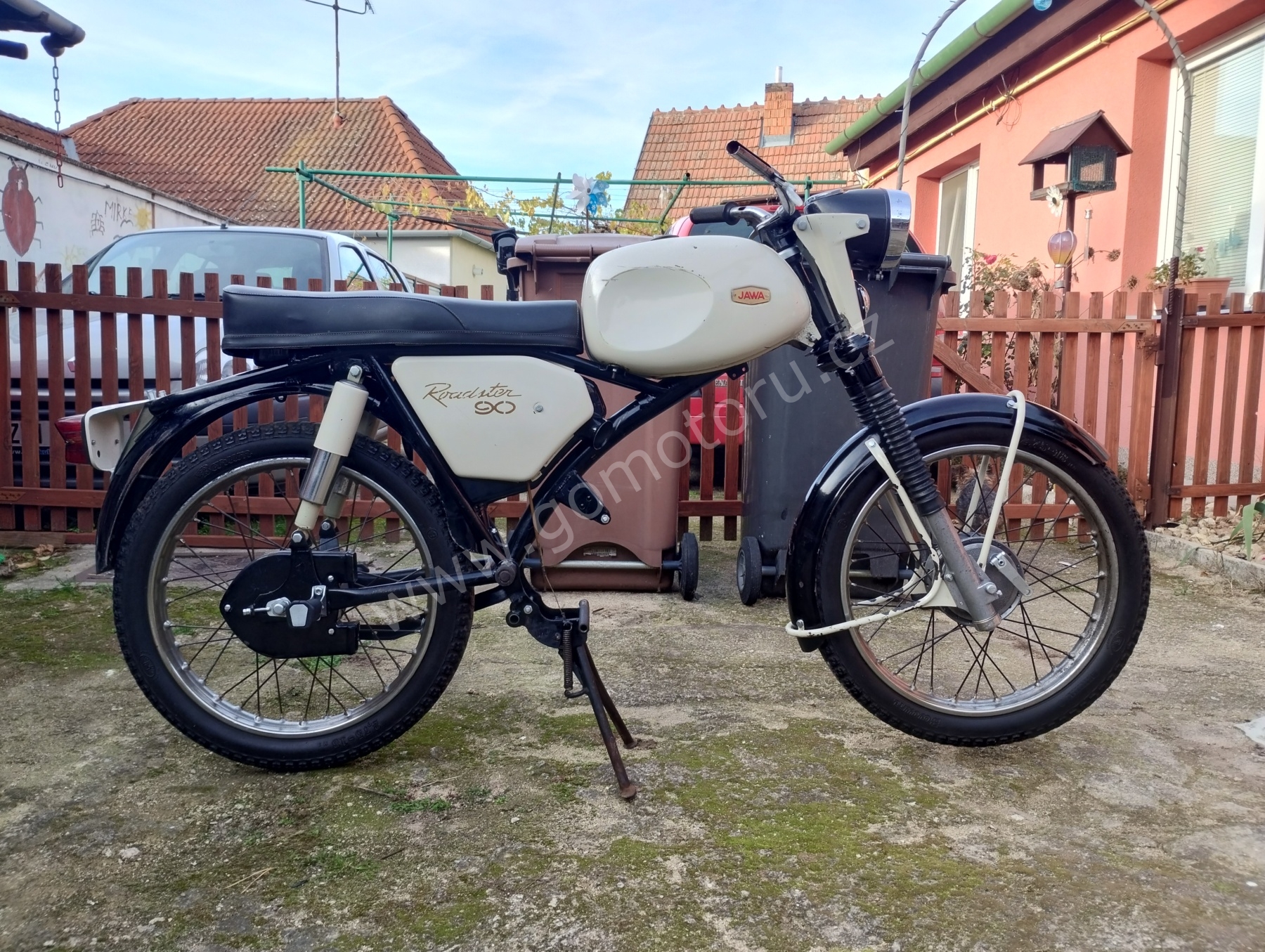 Jawa 90 typ 31 Roadster z roku 1969 - Zinkování zadní brzdy 1