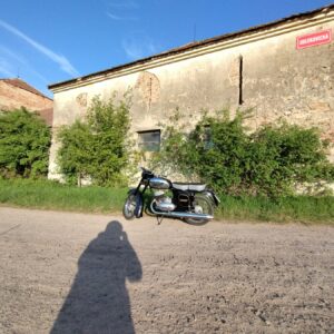 ČZ 125 typ 453 z roku 1961 - Baterie 2